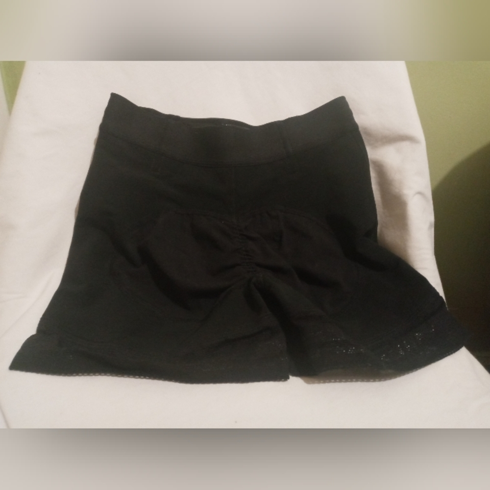 Nicolette Shapewear Butt Lifter Black Shorts, Size: 36